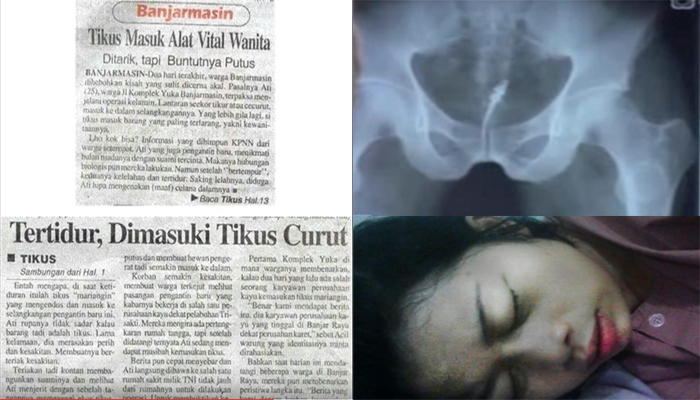 Kemaluan-Wanita-ini-Kemasukan-Tikus-Curut