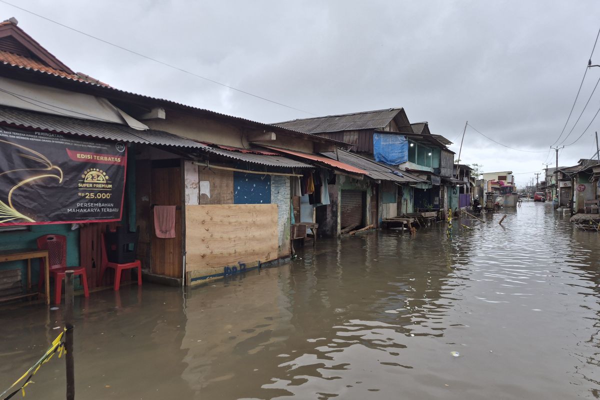 Banjir Rob Harian Kampung Dadap Dinilai Peringatan Tenggelamnya Pesisir Jakarta