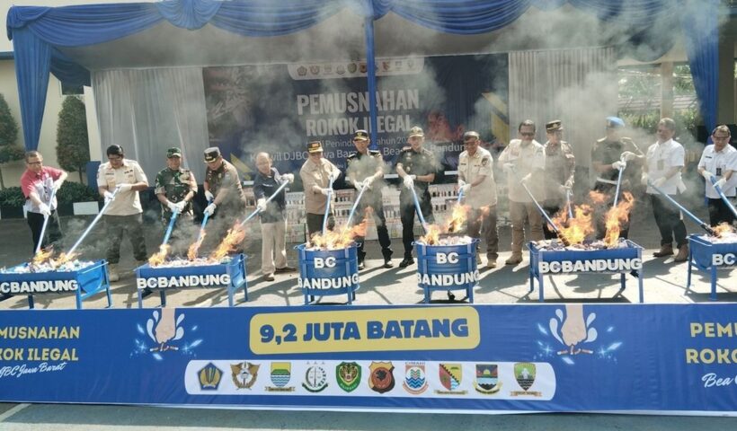 Pemusnahan Rokok Ilegal