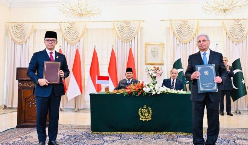 Indonesia dan Pakistan Perkuat Kemitraan dengan Tandatangani 7 Nota Kesepahaman