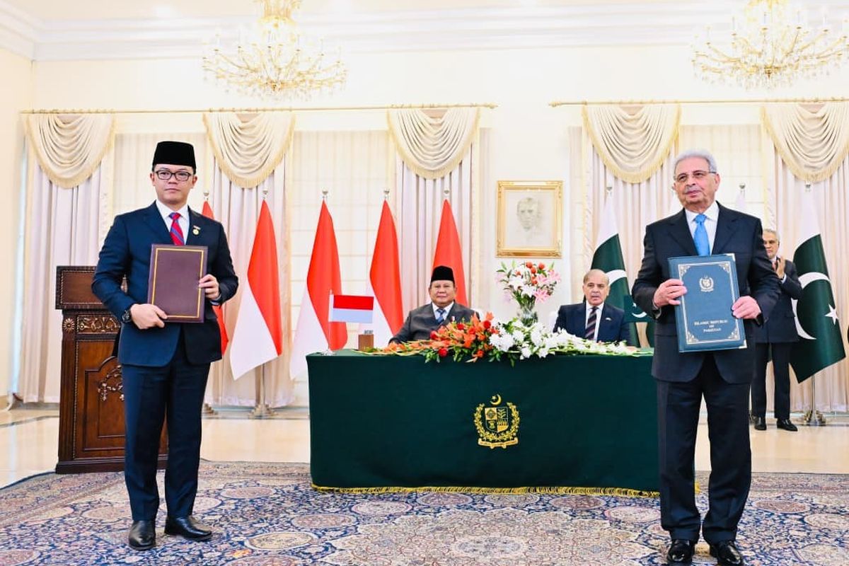 Indonesia dan Pakistan Perkuat Kemitraan dengan Tandatangani 7 Nota Kesepahaman
