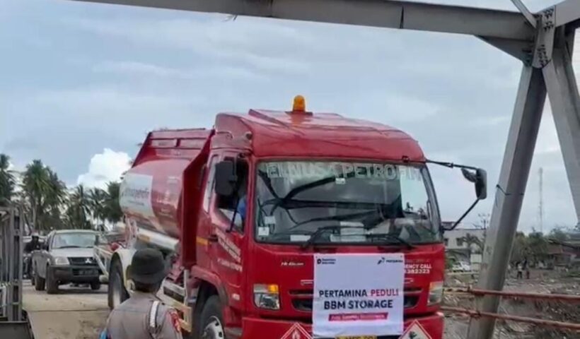 Hadapi Jaringan Jalan Putus, Pertamina Kerahkan Multi-Moda Jaga Pasokan Energi di Aceh Pascabencana