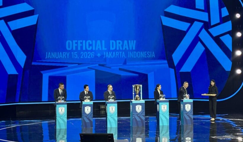 Hasil Undian Piala AFF 2026: Indonesia Berada di Grup Neraka, Hadapi Juara Bertahan Vietnam