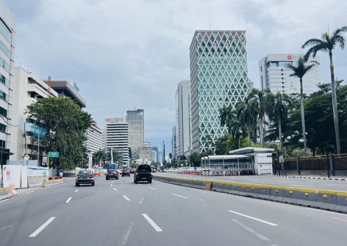 Langka dan Lancar: Jantung Kota Jakarta Sepi di Hari Pertama 2026