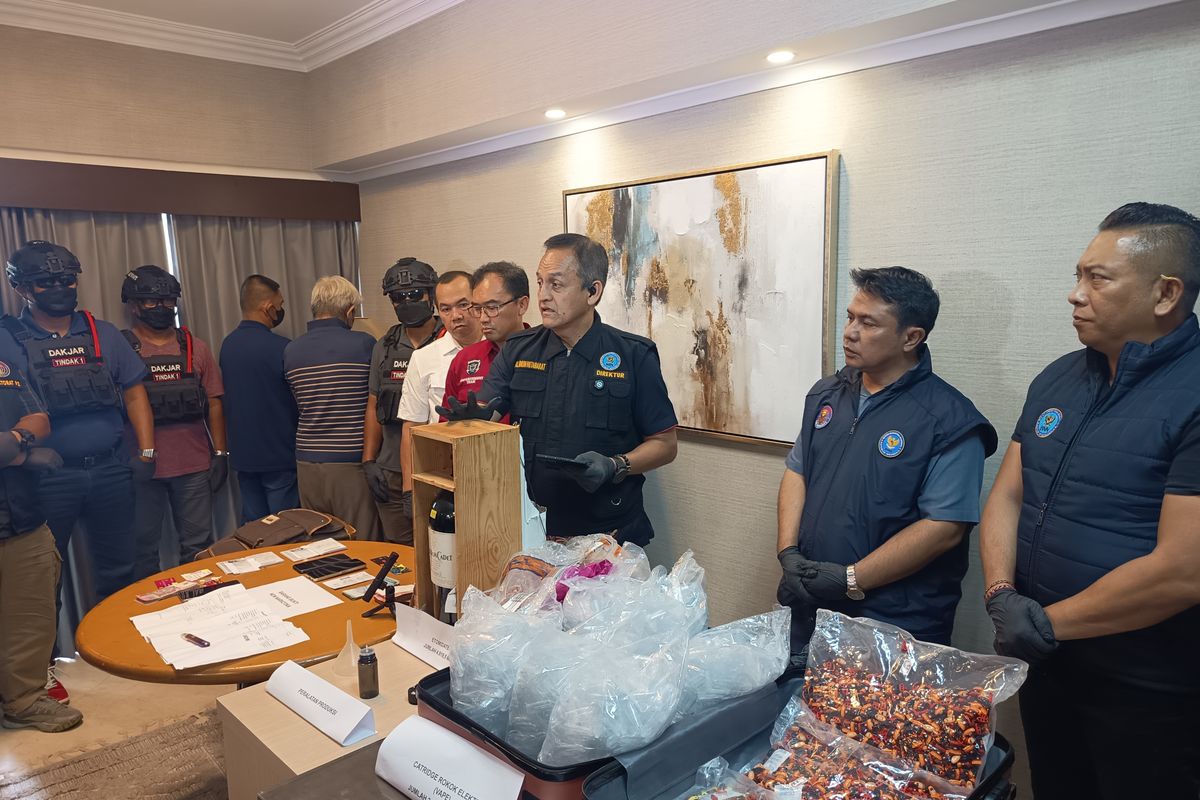 BNN Ungkap Pabrik Vape Beretomidate Senilai Rp 18 Miliar, 2 WN Malaysia Terancam Hukuman Mati