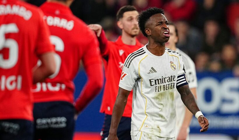 La Liga Selidiki Teriakan "Vinicius, Mati" di Tengah Kekalahan Real Madrid dari Osasuna