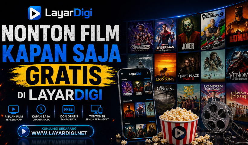 Nonton Film Kapan Saja Gratis di Layardigi