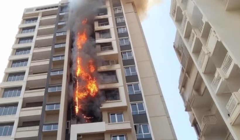 Apartemen Mediterania Kebakaran