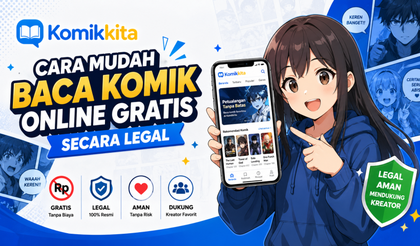 Komikkita: Cara Mudah Baca Komik Online Gratis Secara Legal
