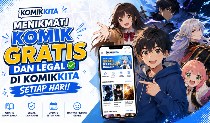Menikmati Komik Gratis dan Legal di Komikkita Setiap Hari