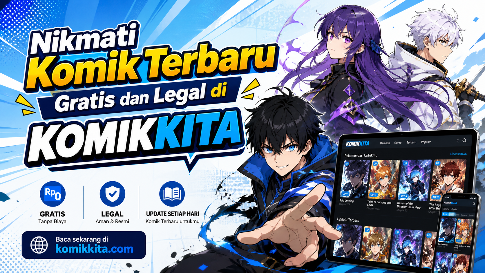 Nikmati Komik Terbaru Gratis dan Legal di Komikkita