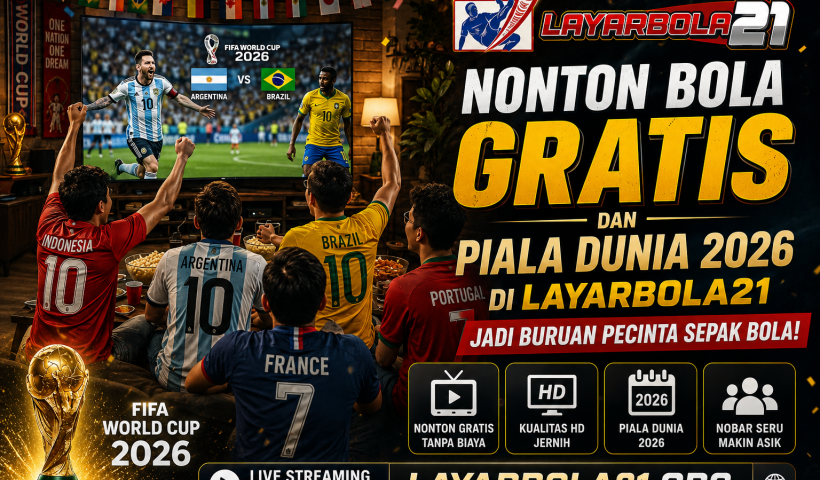 Nonton Bola Gratis dan Piala Dunia 2026 di LAYARBOLA21 Jadi Buruan Pecinta Sepak Bola
