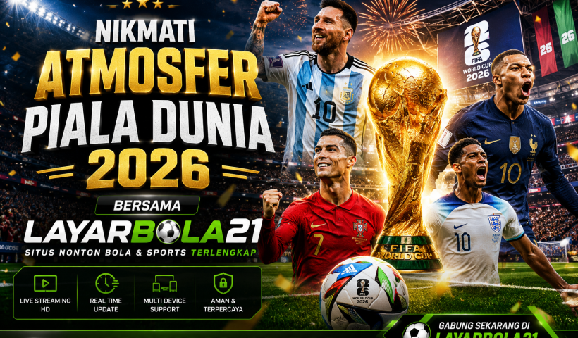 Nikmati Atmosfer Piala Dunia 2026 Bersama LAYARBOLA21