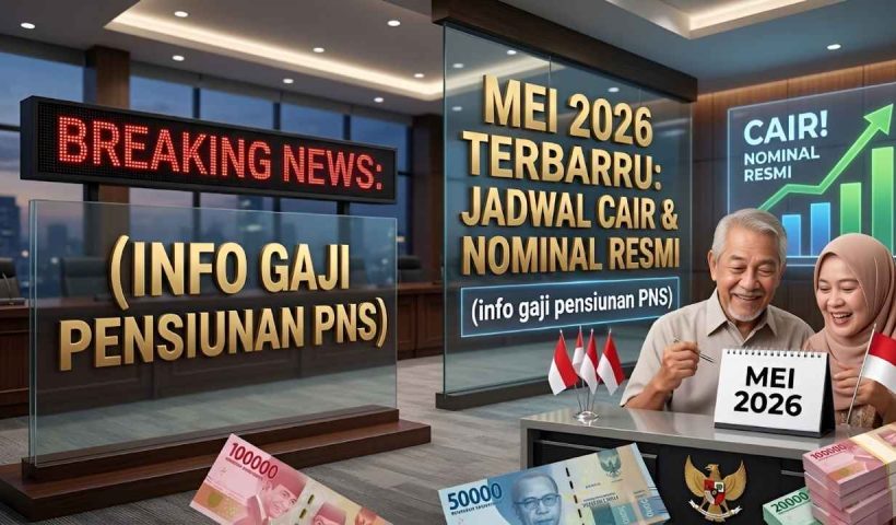gaji pensiunan PNS Mei 2026