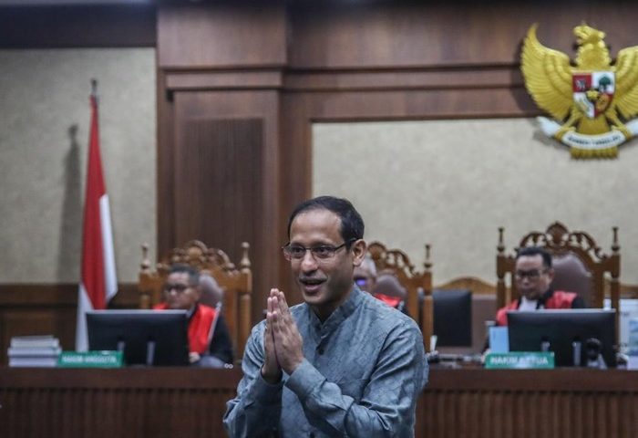 Nadiem Makarim divonis 10 tahun penjara