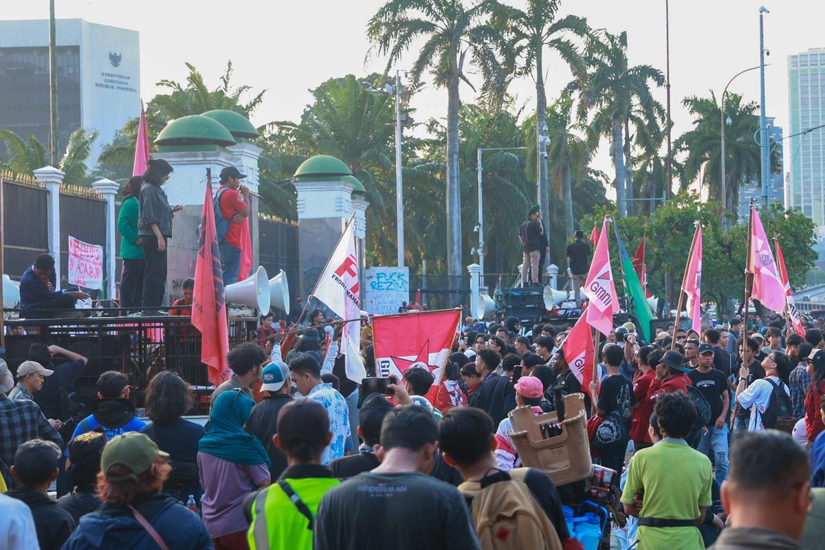 Massa Bergerak ke Gedung DPR, RUU Perampasan Aset Kembali Jadi Tuntutan Utama