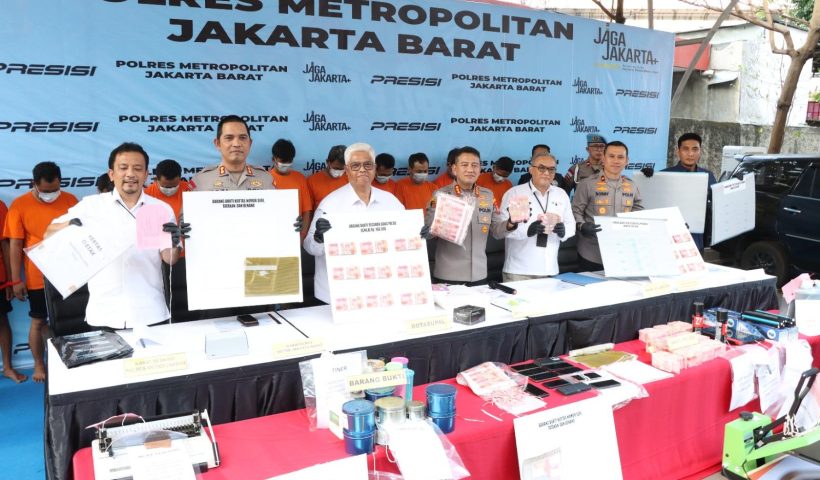 Sindikat Uang Palsu Lintas Daerah Terbongkar, Polisi Sita 15.610 Lembar dari Tasikmalaya-Banyumas