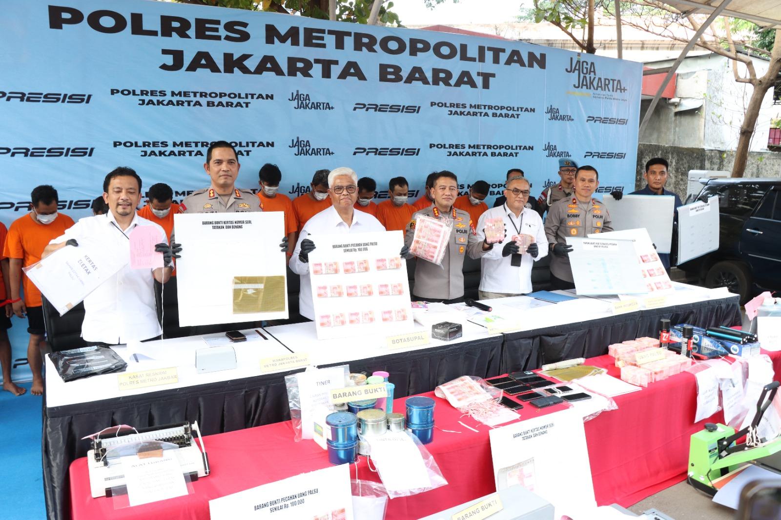 Sindikat Uang Palsu Lintas Daerah Terbongkar, Polisi Sita 15.610 Lembar dari Tasikmalaya-Banyumas