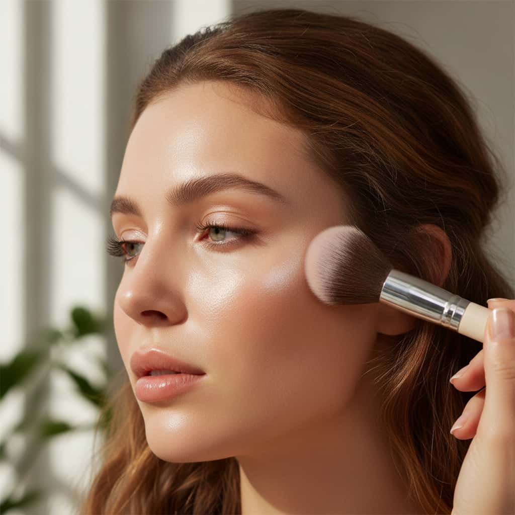 Cara Pakai Highlighter yang Benar agar Garis Halus di Wajah Tidak Makin Ketara