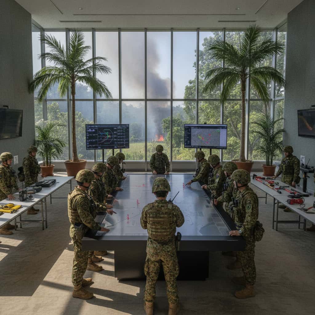 180 Personel Militer Jepang Siap Beroperasi di Pontianak, Asrama Haji Jadi Markas Misi Karhutla Kalimantan