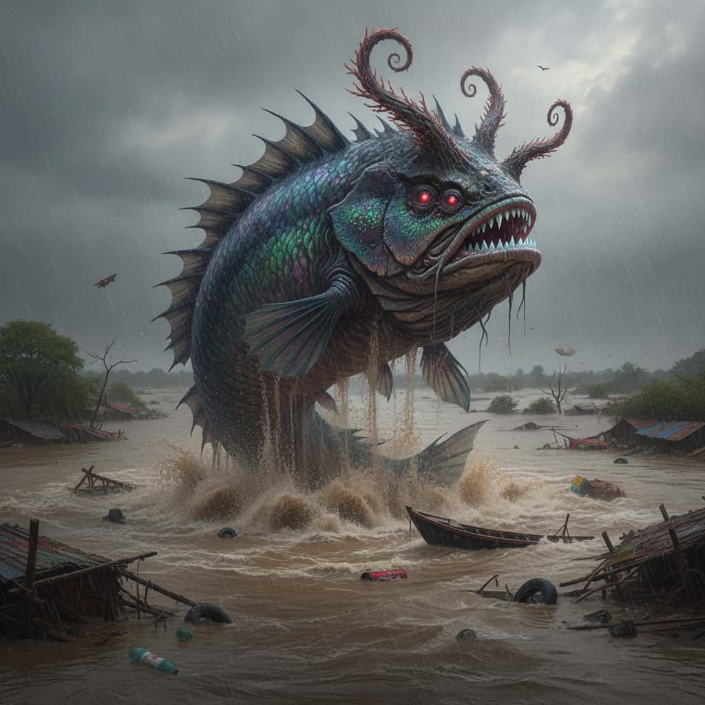 Ikan “Aneh” Bermunculan di Sungai Bihar Usai Banjir Nepal, Ini Bahaya yang Wajib Diwaspadai