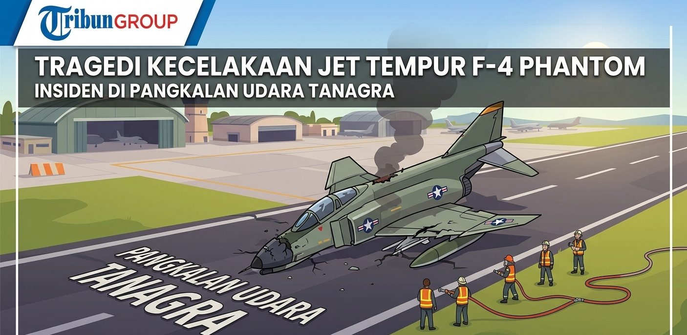 Tragedi Kecelakaan Jet Tempur F-4 Phantom di Pangkalan Udara Tanagra
