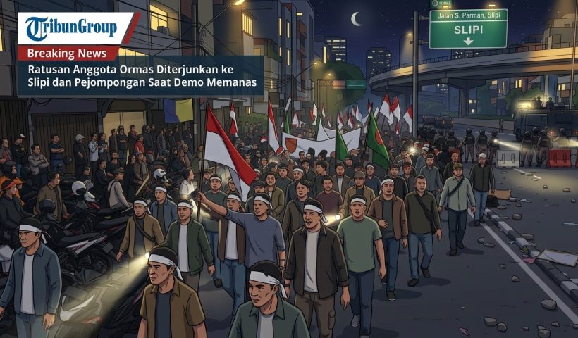 Isu Ratusan Anggota Ormas Diterjunkan ke Slipi dan Pejompongan Saat Demo Memanas