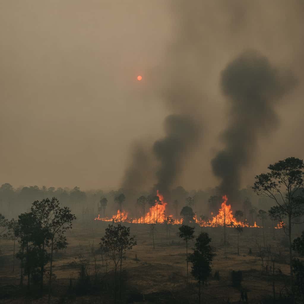 Karhutla Kalimantan Makin Serius: Singapura Tegur 10 Perusahaan Indonesia Karena Kabut Asap
