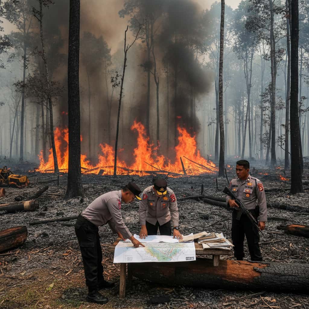 20 Korporasi Tersangka Karhutla Diungkap Polri, 4 Perusahaan Asing Ikut Terjerat